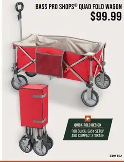 Cabela's BASS PRO SHOPS QUAD FOLD WAGON offer