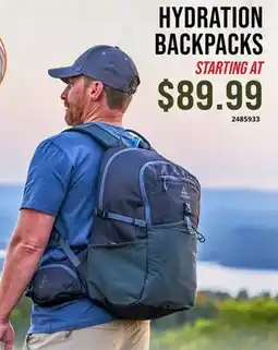 Cabela's HYDRATION BACKPACKS offer