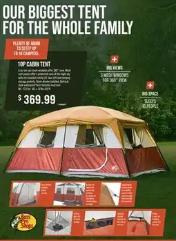 Cabela's 10P CABIN TENT offer