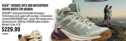 Cabela's KEEN TARGHEE APEX MID WATERPROOF HIKING BOOTS FOR WOMEN offer