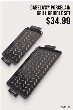 Cabela's CABELA'S PORCELAIN GRILL GRIDDLE SET offer