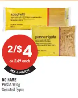 Shoppers Drug Mart NO NAME PASTA offer