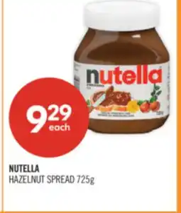 Shoppers Drug Mart NUTELLA HAZELNUT SPREAD offer