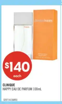Shoppers Drug Mart CLINIQUE HAPPY EAU DE PARFUM offer