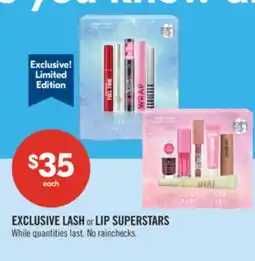 Shoppers Drug Mart EXCLUSIVE LASH or LIP SUPERSTARS offer
