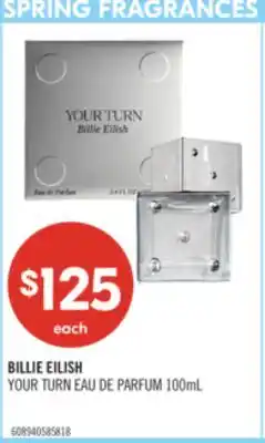 Shoppers Drug Mart BILLIE EILISH YOUR TURN EAU DE PARFUM offer