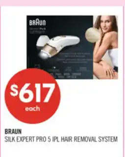 Shoppers Drug Mart BRAUN SILK EXPERT PRO 5 IPL HAIR REMOVAL SYSTEM offer