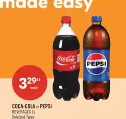 Shoppers Drug Mart COCA-COLA or PEPSI BEVERAGES offer
