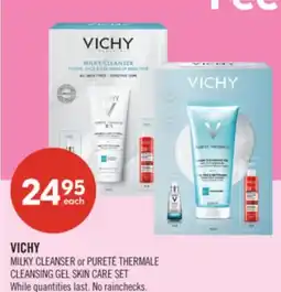 Shoppers Drug Mart VICHY MILKY CLEANSER or PURETÉ THERMALE CLEANSING GEL SKIN CARE SET offer