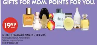 Shoppers Drug Mart SELECTED FRAGRANCE SINGLES or GIFT SETS offer