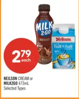 Shoppers Drug Mart NEILSON CREAM or MILK2GO offer