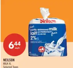 Shoppers Drug Mart NEILSON MILK offer