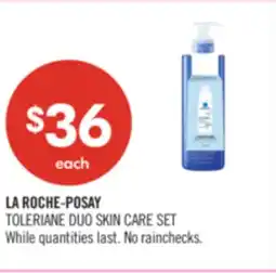 Shoppers Drug Mart LA ROCHE-POSAY TOLERIANE DUO SKIN CARE SET offer