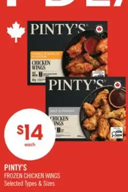 Shoppers Drug Mart PINTY'S FROZEN CHICKEN WINGS offer