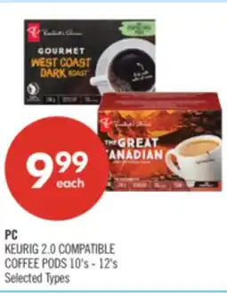 Shoppers Drug Mart PC KEURIG 2.0 COMPATIBLE COFFEE PODS offer