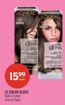 Shoppers Drug Mart LE COLOR GLOSS HAIR COLOUR offer