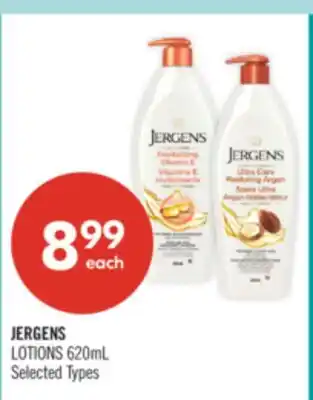 Shoppers Drug Mart JERGENS LOTIONS offer