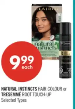 Shoppers Drug Mart NATURAL INSTINCTS HAIR COLOUR or TRESEMMÉ ROOT TOUCH-UP offer