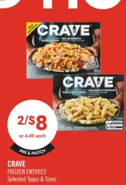 Shoppers Drug Mart CRAVE FROZEN ENTREES offer