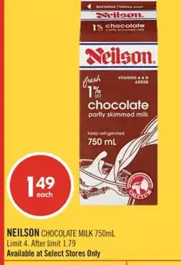 Shoppers Drug Mart NEILSON CHOCOLATE MILK offer
