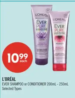 Shoppers Drug Mart L'ORÉAL EVER SHAMPOO or CONDITIONER offer
