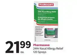 Pharmasave Pharmasave 24Hr Nasal Allergy Relief offer