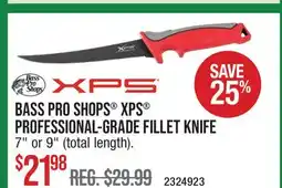 Cabela's BASS PRO SHOPS XPS PROFESSIONAL-GRADE FILLET KNIFE offer