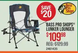Cabela's BASS PRO SHOPS LUNKER LOUNGER offer