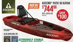 Cabela's EXTREMELY STABLE ASCEND PATH 10 KAYAK offer