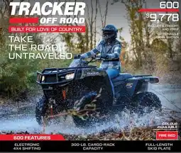 Cabela's Tracker Off Road 600 offer