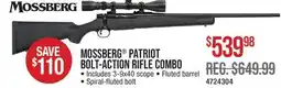 Cabela's MOSSBERG PATRIOT BOLT-ACTION RIFLE COMBO offer