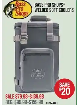 Cabela's BASS PRO SHOPS WELDED SOFT COOLERS offer