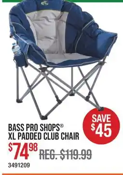 Cabela's BASS PRO SHOPS XL PADDED CLUB CHAIR offer