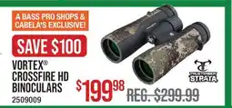 Cabela's VORTEX CROSSFIRE HD BINOCULARS offer