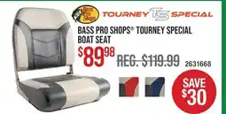 Cabela's BASS PRO SHOPS TOURNEY SPECIAL BOAT SEAT offer