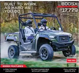 Cabela's TRACKER OFF ROAD 800SX offer