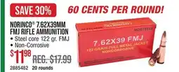 Cabela's NORINCO 7.62X39MM FMJ RIFLE AMMUNITION offer