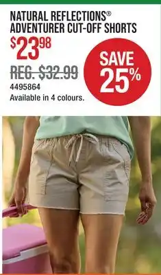 Cabela's NATURAL REFLECTIONS ADVENTURER CUT-OFF SHORTS offer