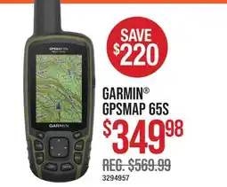 Cabela's GARMIN GPSMAP 65S offer