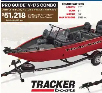 Cabela's Pro Guide V-175 Combo offer