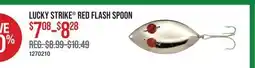 Cabela's LUCKY STRIKE RED FLASH SPOON offer