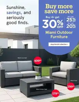Kitchen Stuff Plus Miami Outdoor Furniture offer