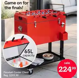 Kitchen Stuff Plus Foosball Cooler Chest offer