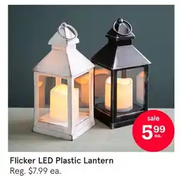 Kitchen Stuff Plus Flicker LED Plastic Lantern offer