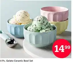 Kitchen Stuff Plus 4 Pc. Gelato Ceramic Bowl Set offer