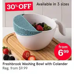 Kitchen Stuff Plus Freshbrook Washing Bowl with Colander offer