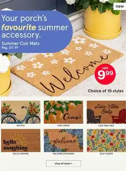 Kitchen Stuff Plus Summer Coir Mats offer