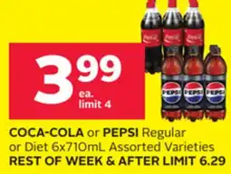 Rexall COCA-COLA or PEPSI Regular or Diet offer