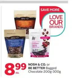 Rexall NOSH & CO. or BE BETTER Bagged Chocolate offer