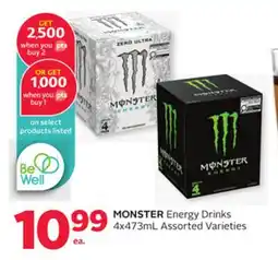 Rexall MONSTER Energy Drinks offer